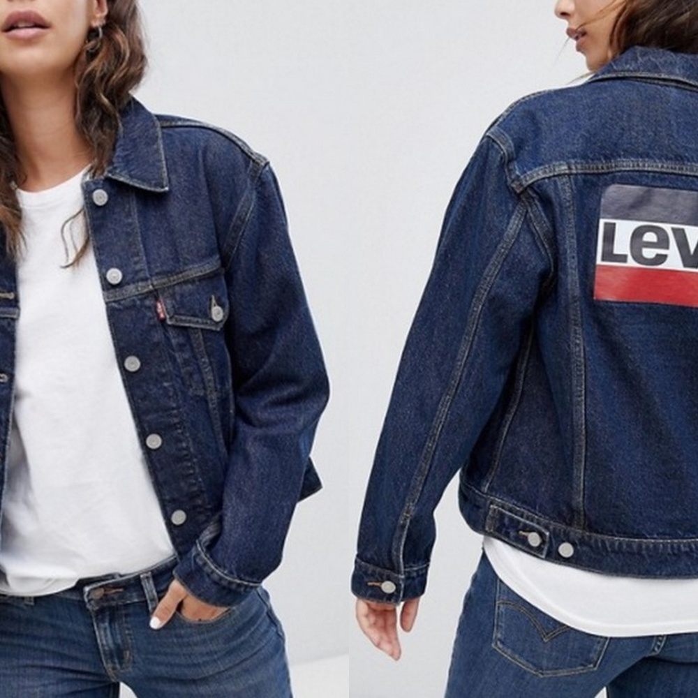 NWT Levi's Ex Boyfriend Trucker Jacket Vintage - Picture 5 of 5